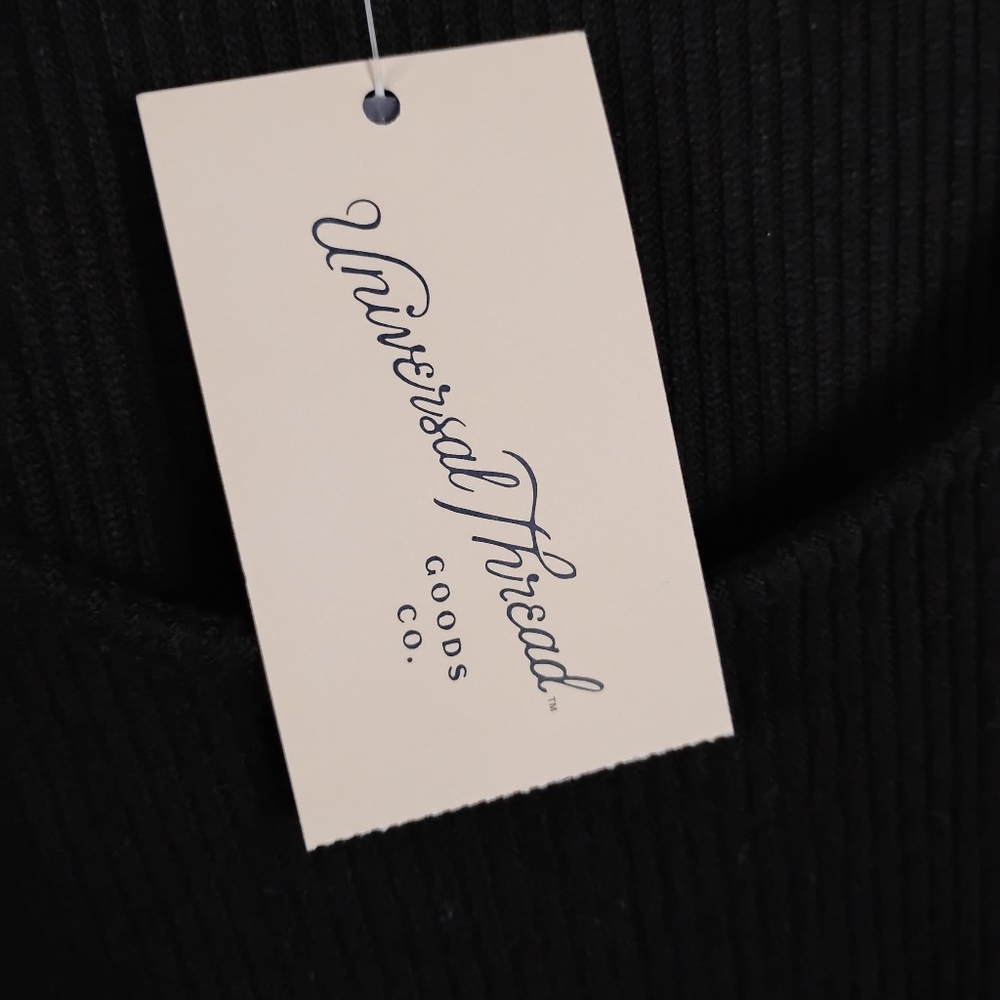 NWT Universal Thread Drop Waist Maxi Dress In Black Size Women's XL - Picture 8 of 9